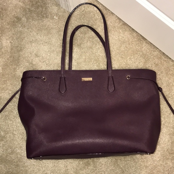 Kate spade maroon tote - Picture 1 of 5